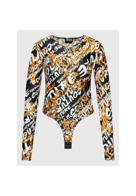 Versace Jeans Couture Боди 73HAM223 Черен Slim Fit - Pepit.bg