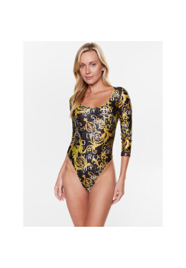 Versace Jeans Couture Боди 74HAM238 Черен Slim Fit - Pepit.bg