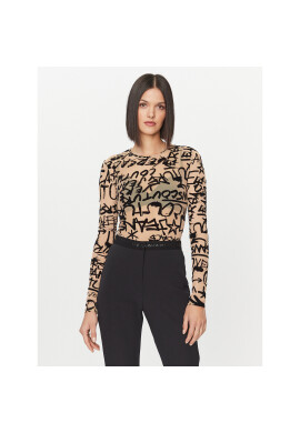 Versace Jeans Couture Боди 75HAM221 Бежов Slim Fit - Pepit.bg