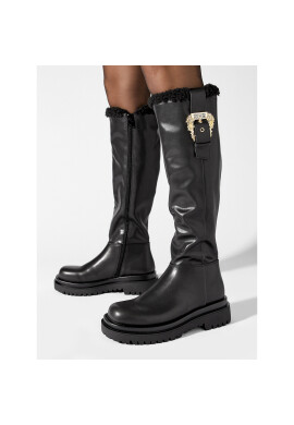 Versace Jeans Couture Ботуши 75VA3S65 Черен - Pepit.bg