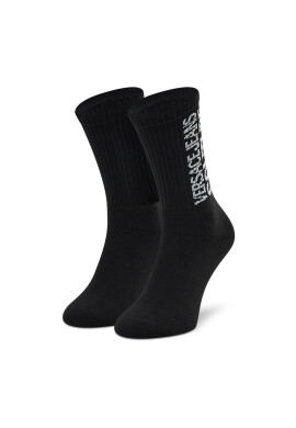 Versace Jeans Couture Чорапи дълги дамски 72VA0J03 Черен - Pepit.bg