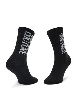 Versace Jeans Couture Чорапи дълги дамски 72VA0J03 Черен - Pepit.bg