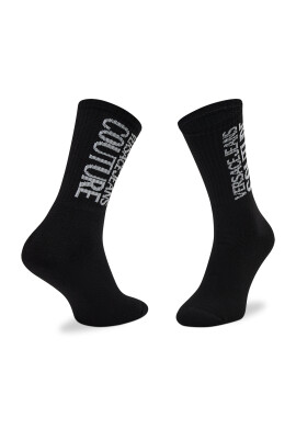 Versace Jeans Couture Чорапи дълги мъжки 72YA0J03 Черен - Pepit.bg
