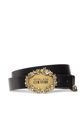 Versace Jeans Couture Дамски колан 71YA6F05 Черен - Pepit.bg