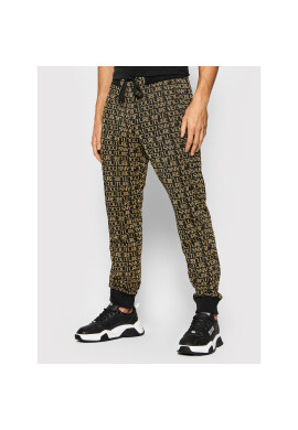 Versace Jeans Couture Долнище анцуг Jacq Logo Lurex 71GAA3B9 Черен Regular Fit - Pepit.bg