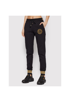 Versace Jeans Couture Долнище анцуг Emblem 72HAAT04 Черен Regular Fit - Pepit.bg