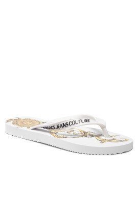 Versace Jeans Couture Джапанки 72VA3SQ7 Бял - Pepit.bg