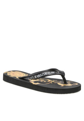 Versace Jeans Couture Джапанки 72VA3SQ7 Черен - Pepit.bg