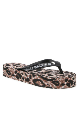 Versace Jeans Couture Джапанки 72VA3SQ9 Черен - Pepit.bg
