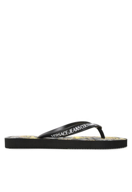 Versace Jeans Couture Джапанки 74VA3SQ7 Черен - Pepit.bg