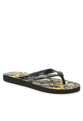 Versace Jeans Couture Джапанки 74YA3SQ7 Черен - Pepit.bg