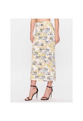 Versace Jeans Couture Миди пола 74HAE808 Бял Regular Fit - Pepit.bg