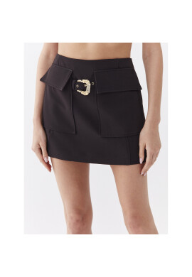 Versace Jeans Couture Мини пола 74HAE819 Черен Regular Fit - Pepit.bg