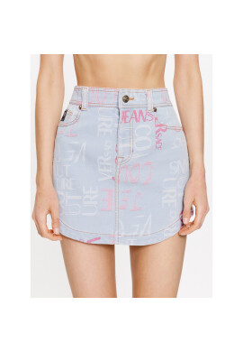 Versace Jeans Couture Мини пола 74HAE855 Син Regular Fit - Pepit.bg