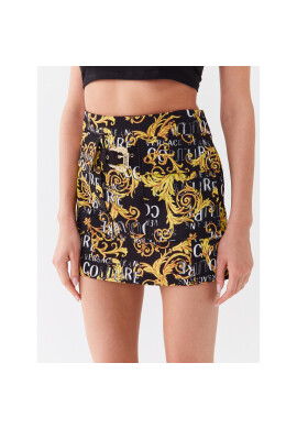 Versace Jeans Couture Мини пола 74HAE8B9 Черен Regular Fit - Pepit.bg