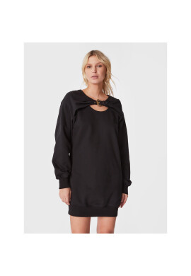 Versace Jeans Couture Плетена рокля Basic 73HAO978 Черен Relaxed Fit - Pepit.bg