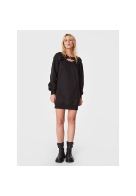 Versace Jeans Couture Плетена рокля Basic 73HAO978 Черен Relaxed Fit - Pepit.bg