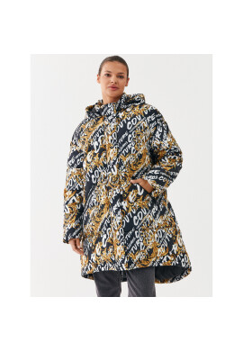 Versace Jeans Couture Пухено яке 73HAT400 Черен Oversize - Pepit.bg