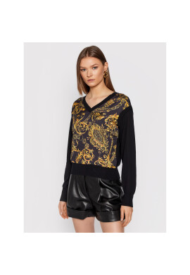 Versace Jeans Couture Пуловер 71HAF801 Черен Regular Fit - Pepit.bg
