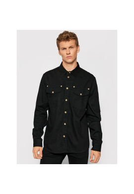 Versace Jeans Couture Риза 71GALC09 Черен Regular Fit - Pepit.bg
