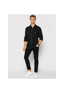 Versace Jeans Couture Риза 71GALC09 Черен Regular Fit - Pepit.bg