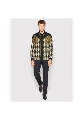 Versace Jeans Couture Риза 72GAL2RC Черен Regular Fit - Pepit.bg