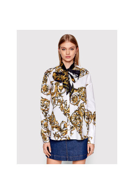 Versace Jeans Couture Риза 72HAL2A7 Бял Regular Fit - Pepit.bg
