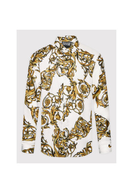 Versace Jeans Couture Риза 72UP201 Бял Regular Fit - Pepit.bg