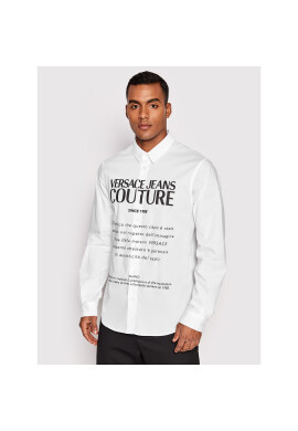 Versace Jeans Couture Риза 73GAL2S8 Бял Regular Fit - Pepit.bg