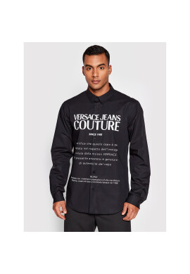 Versace Jeans Couture Риза 73GAL2S8 Черен Regular Fit - Pepit.bg
