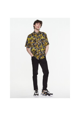 Versace Jeans Couture Риза 74GAL2B0 Черен Regular Fit - Pepit.bg
