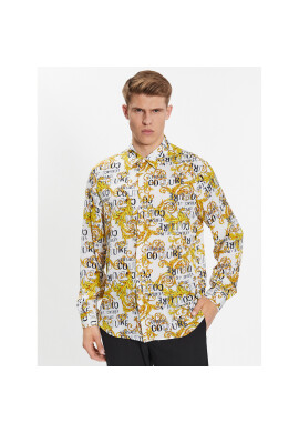 Versace Jeans Couture Риза 74GAL2R0 Бял Regular Fit - Pepit.bg