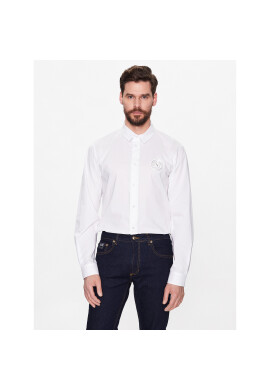Versace Jeans Couture Риза 74GALYS2 Бял Regular Fit - Pepit.bg