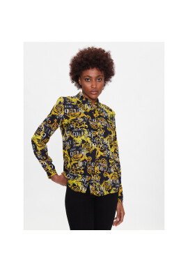 Versace Jeans Couture Риза 74HAL201 Черен Regular Fit - Pepit.bg