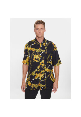 Versace Jeans Couture Риза 75GAL2B0 Черен Regular Fit - Pepit.bg