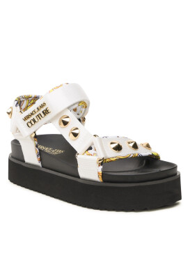 Versace Jeans Couture Сандали 74VA3SM2 ZS187 Бял - Pepit.bg