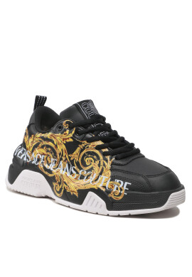 Versace Jeans Couture Сникърси 73YA3SF6 Черен - Pepit.bg