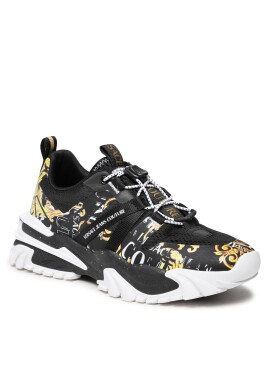 Versace Jeans Couture Сникърси 74YA3SI7 Черен - Pepit.bg