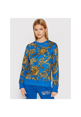 Versace Jeans Couture Суитшърт 71HAI309 Син Regular Fit - Pepit.bg