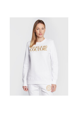 Versace Jeans Couture Суитшърт Logo 73HAIT01 Бял Regular Fit - Pepit.bg