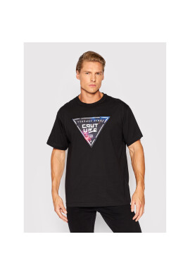 Versace Jeans Couture Тишърт 73GAHF07 Черен Regular Fit - Pepit.bg