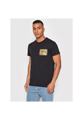 Versace Jeans Couture Тишърт 73GAHG02 Черен Regular Fit - Pepit.bg