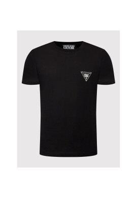 Versace Jeans Couture Тишърт 73GAHT18 Черен Regular Fit - Pepit.bg