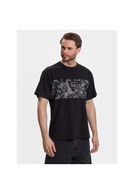 Versace Jeans Couture Тишърт 74GAH617 Черен Regular Fit - Pepit.bg