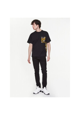Versace Jeans Couture Тишърт 74GAH6R0 Черен Regular Fit - Pepit.bg