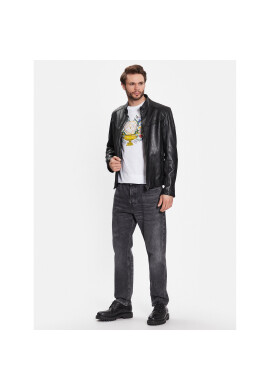Versace Jeans Couture Тишърт 74GAHF01 Бял Regular Fit - Pepit.bg