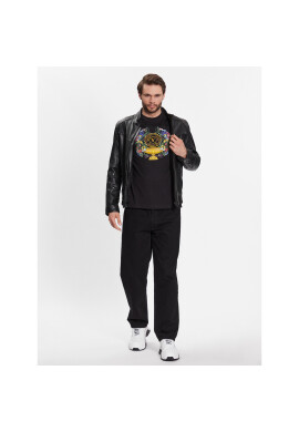 Versace Jeans Couture Тишърт 74GAHF01 Черен Regular Fit - Pepit.bg