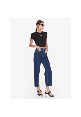 Versace Jeans Couture Тишърт 74HAH602 Черен Regular Fit - Pepit.bg