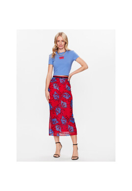 Versace Jeans Couture Тишърт 74HAH602 Син Regular Fit - Pepit.bg