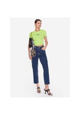 Versace Jeans Couture Тишърт 74HAH602 Зелен Regular Fit - Pepit.bg